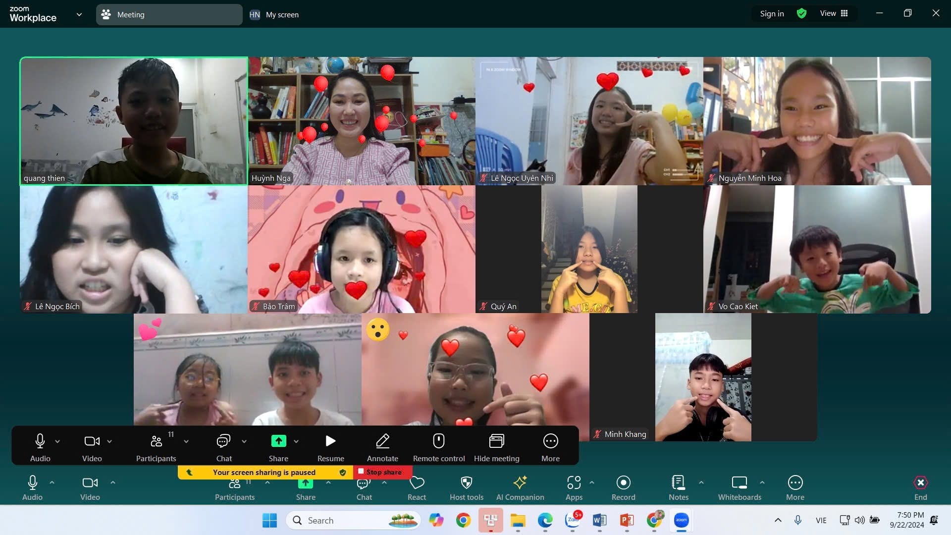 Media lớp học 22