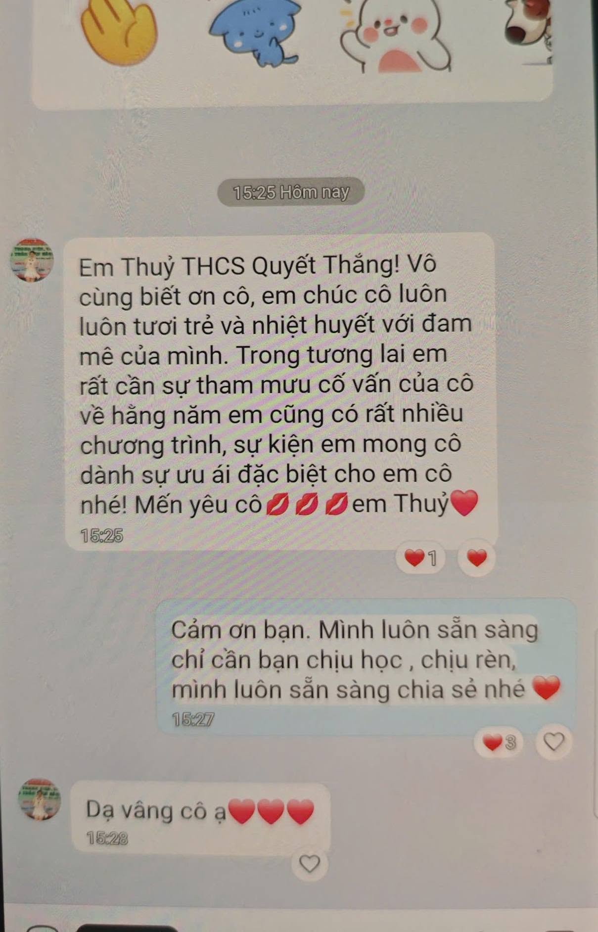 Feedback học viên