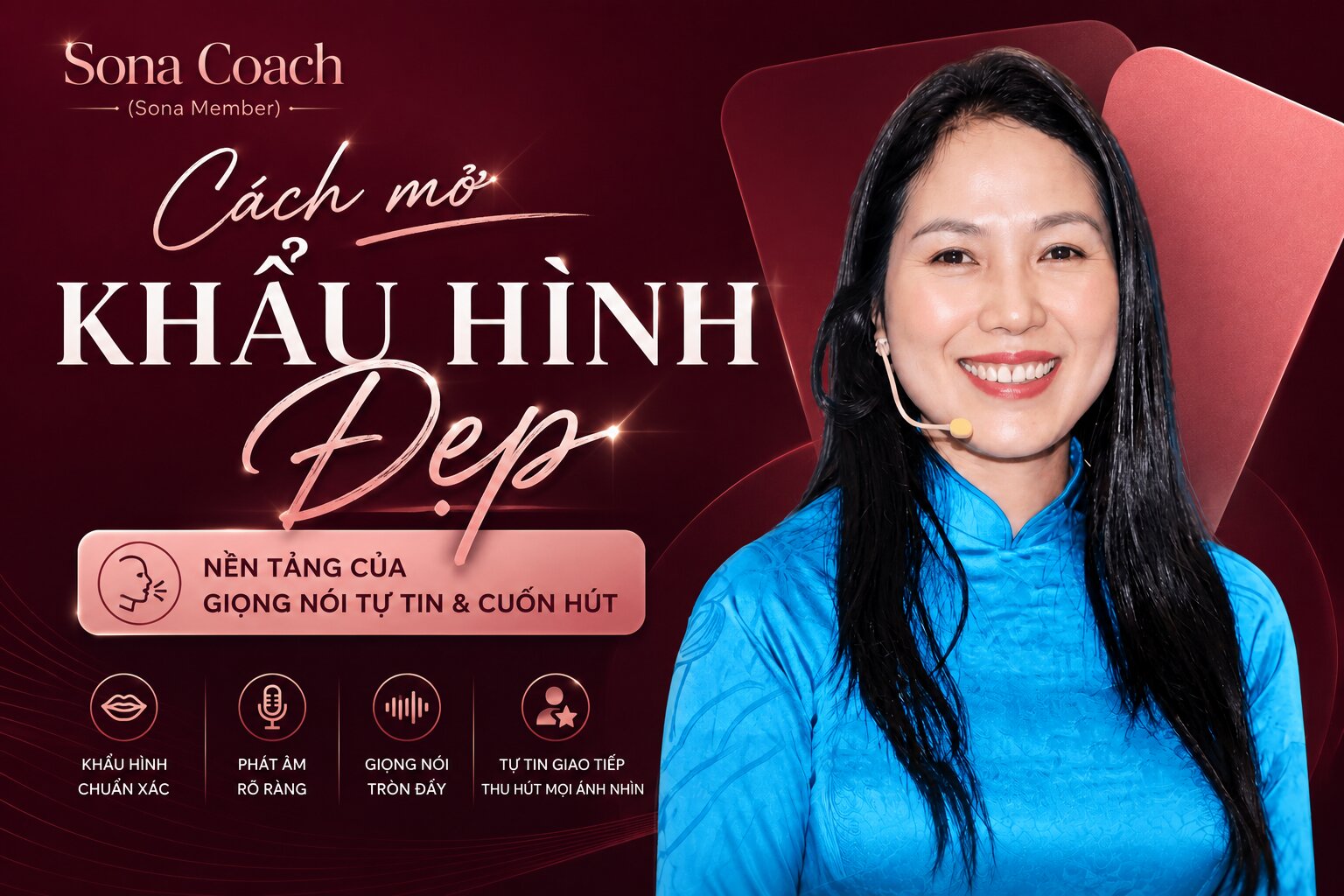 Cách mở khẩu hình đẹp